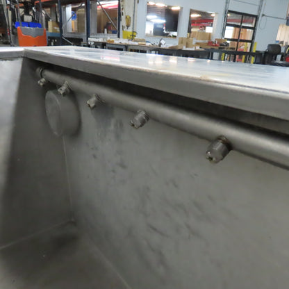 Bluewave 30 Gallon Stainless Steel Industrial Wash Tub W/ Sprayers