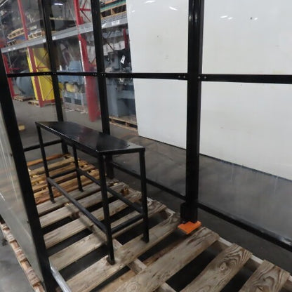 10'4" x 3'6" x 7'11"H 4 Sided Freestanding Smoking Shelter