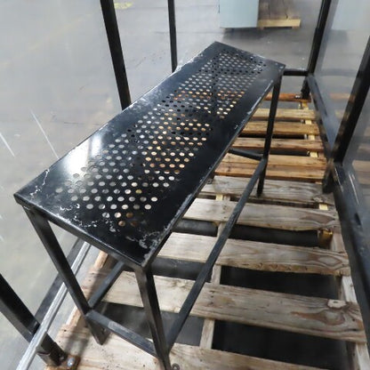 10'4" x 3'6" x 7'11"H 4 Sided Freestanding Smoking Shelter