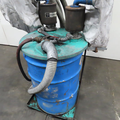 Tornado Dual Jet Industrial Air Powered Wet/Dry Canister Vacuum