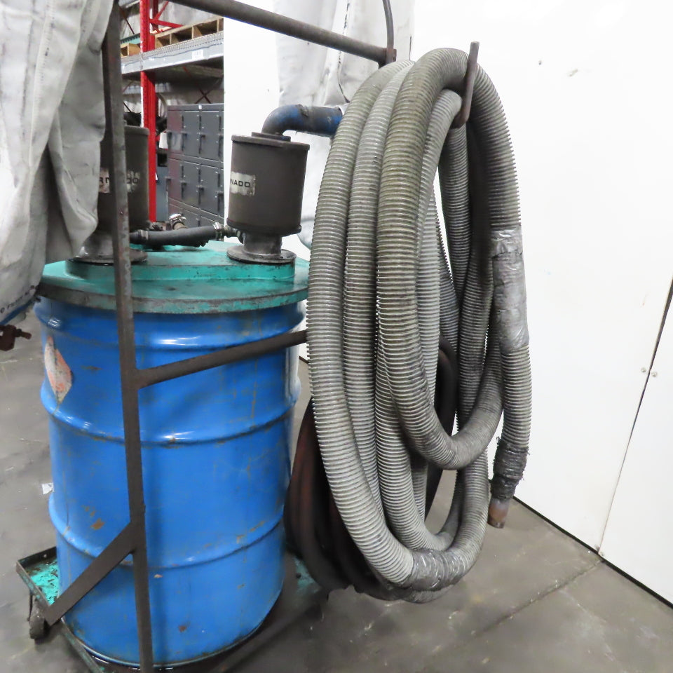 Tornado Dual Jet Industrial Air Powered Wet/Dry Canister Vacuum