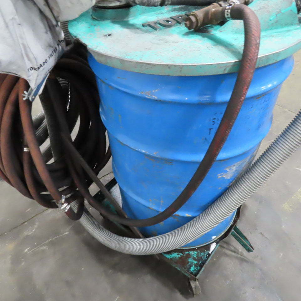 Tornado Dual Jet Industrial Air Powered Wet/Dry Canister Vacuum