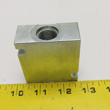Parker B08-3-6P Hydraulic Manifold Block -6 SAE