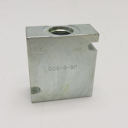 Parker B08-3-6P Hydraulic Manifold Block -6 SAE