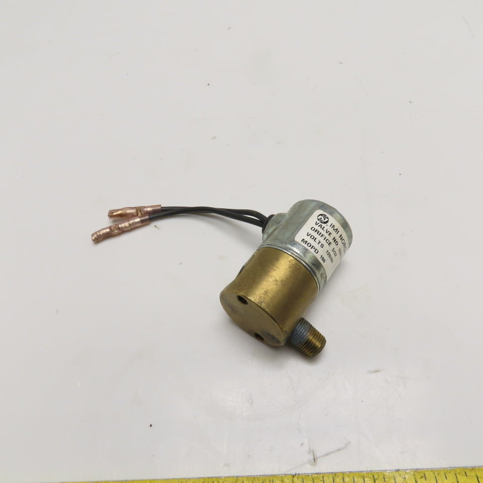 IMI Norgren U341116 Solenoid Valve 120/60 110/50 5/32" Orifice 1/8" NPT