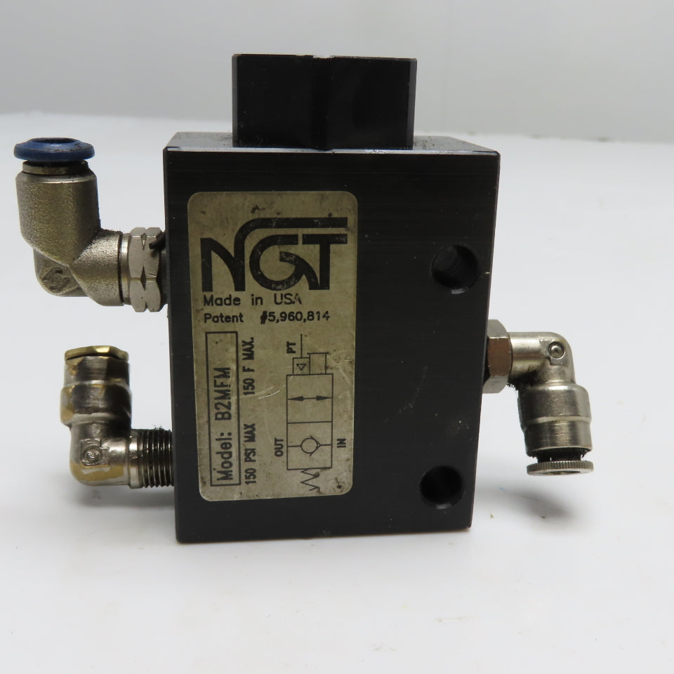 NGT B2MFM Pneumatic Valve 150 PSI Max 150 F Max