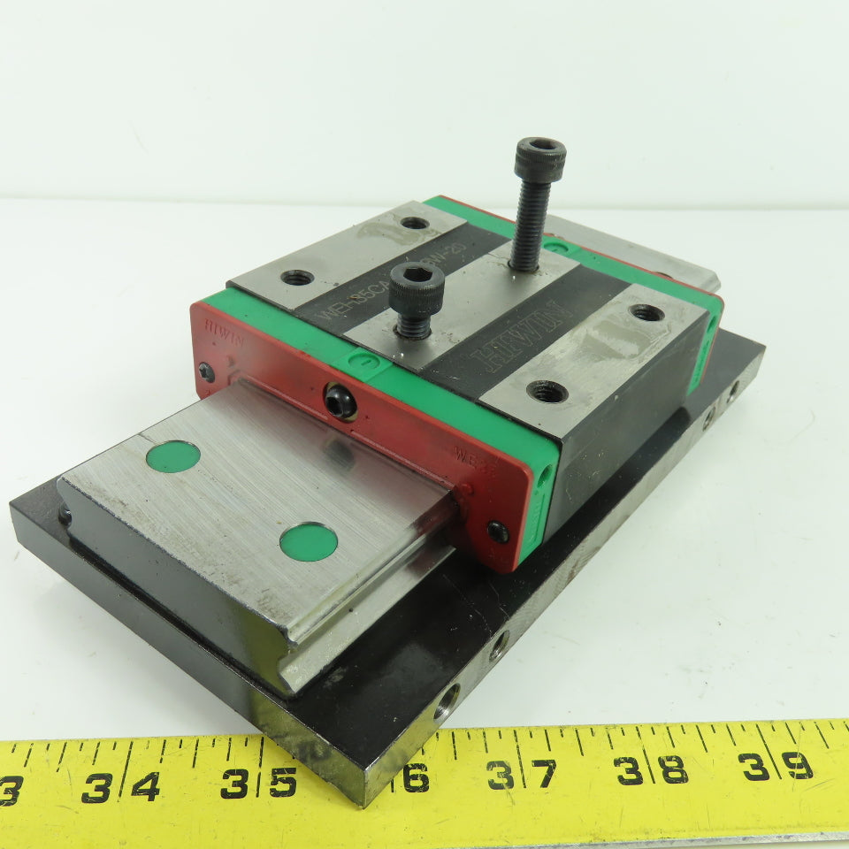 HIWIN 15069W-20 WEH35CA Linear Guide Block and Rail Assembly