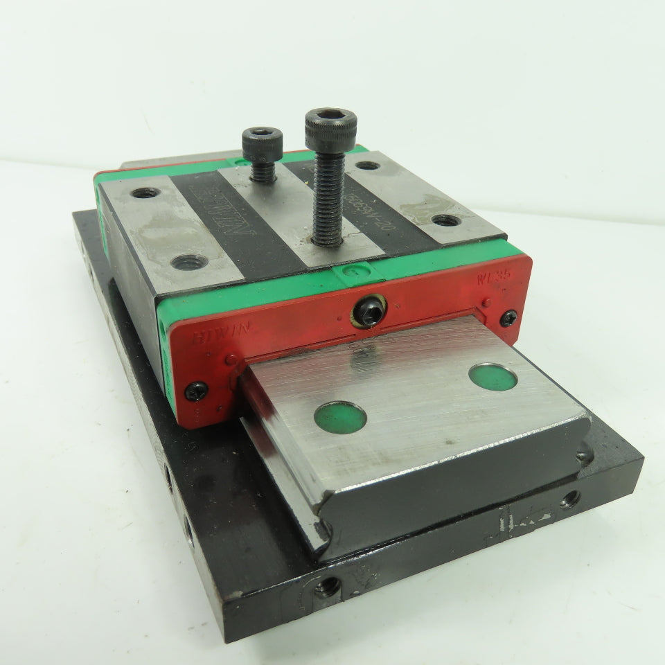 HIWIN 15069W-20 WEH35CA Linear Guide Block and Rail Assembly