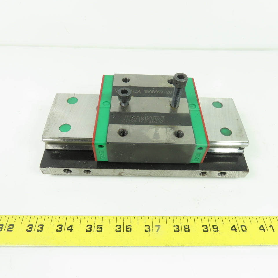 HIWIN 15069W-20 WEH35CA Linear Guide Block and Rail Assembly – Bullseye ...