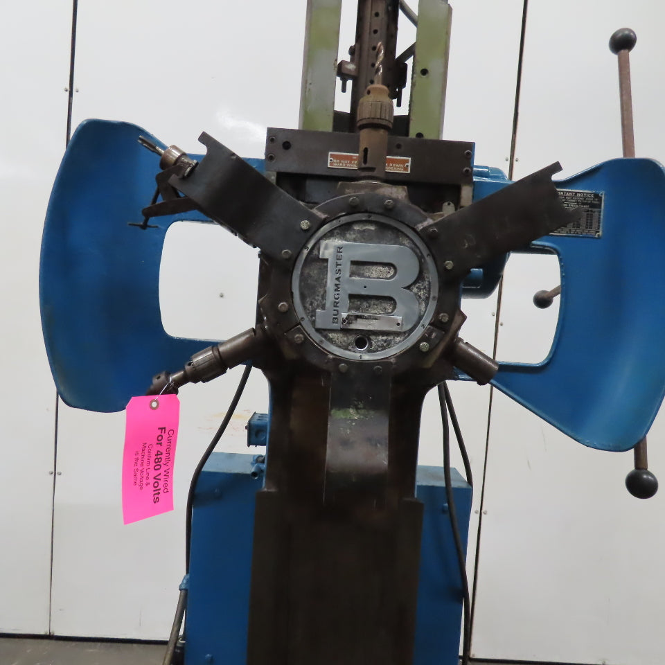 Burgmaster Houdaille 2B 6 Position Turret Drill Milling Boring Machine 2Hp