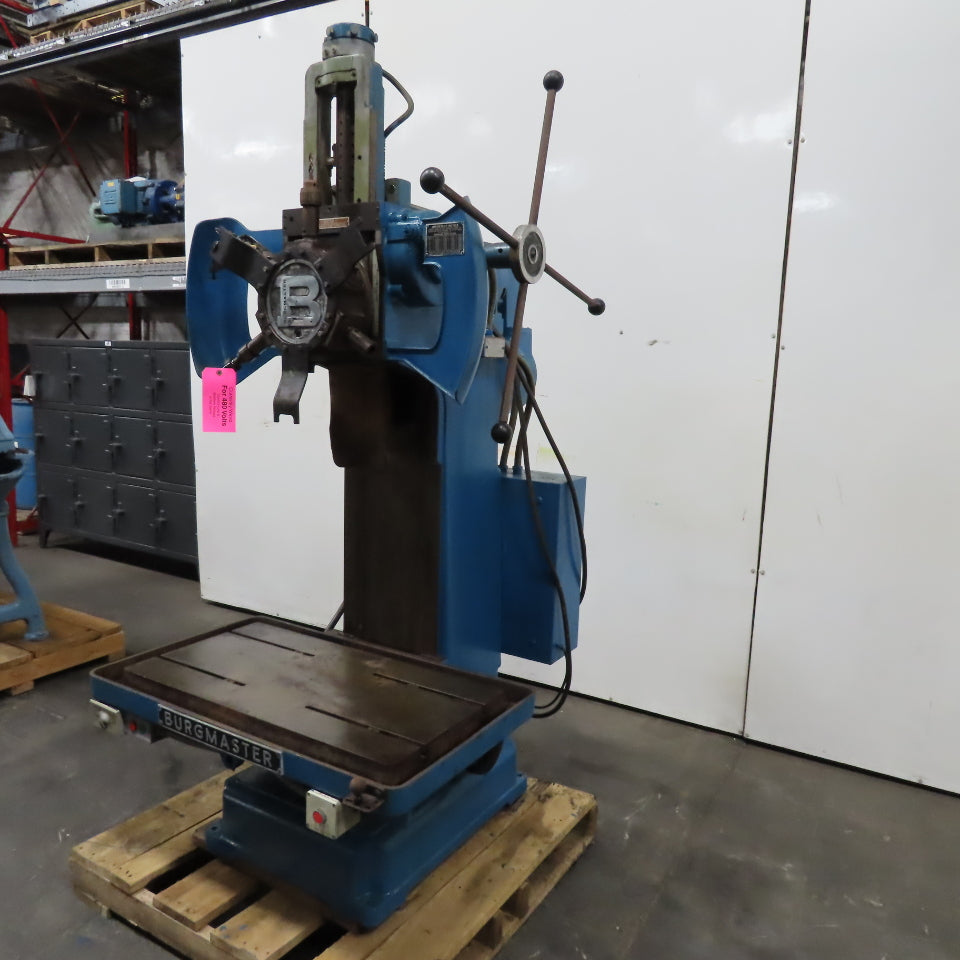 Burgmaster Houdaille 2B 6 Position Turret Drill Milling Boring Machine 2Hp