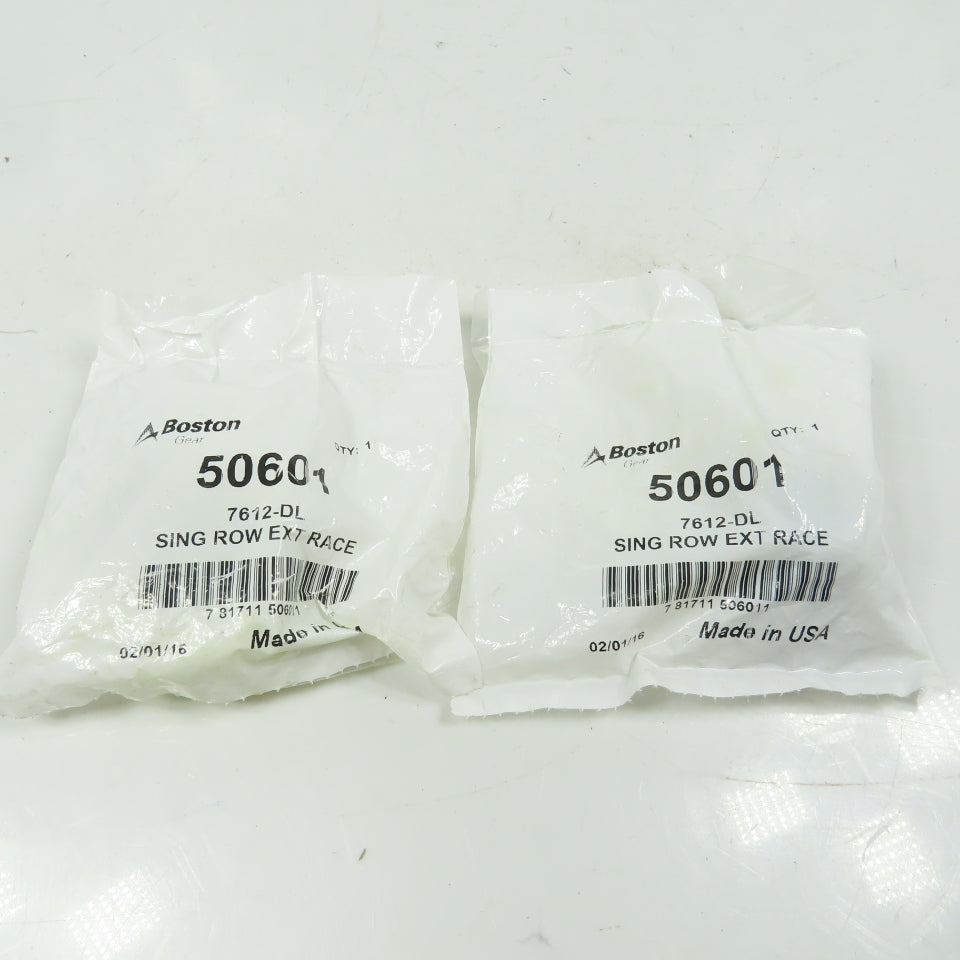 Boston 50601 7612-DL Single Row Ext Race Nice 7612 Lot Of 2