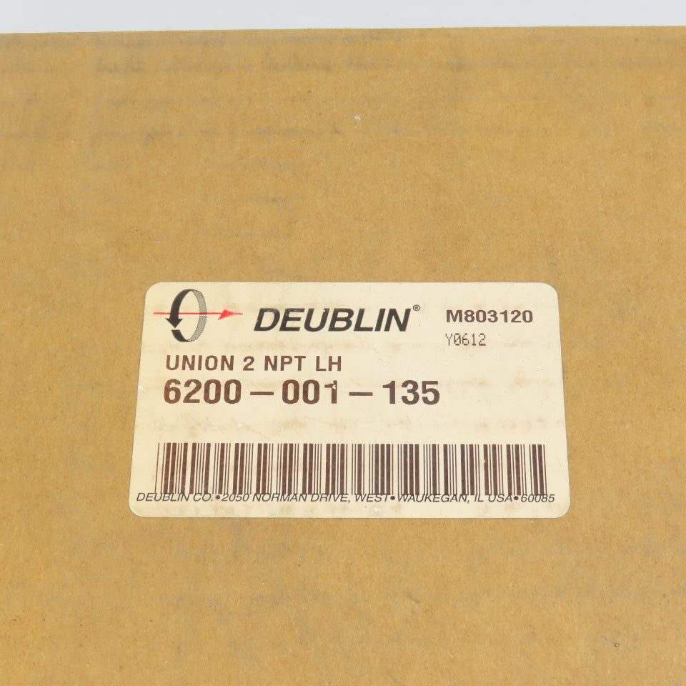 Deublin 6200-001-135 2" NPT LH Rotary Union NEW SEALED