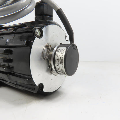 Bodine 34B3FEBL-W2 24VDC 1/5HP Gear Motor 20.4:1 Ratio 77 Lb-in 123RPM + Encoder