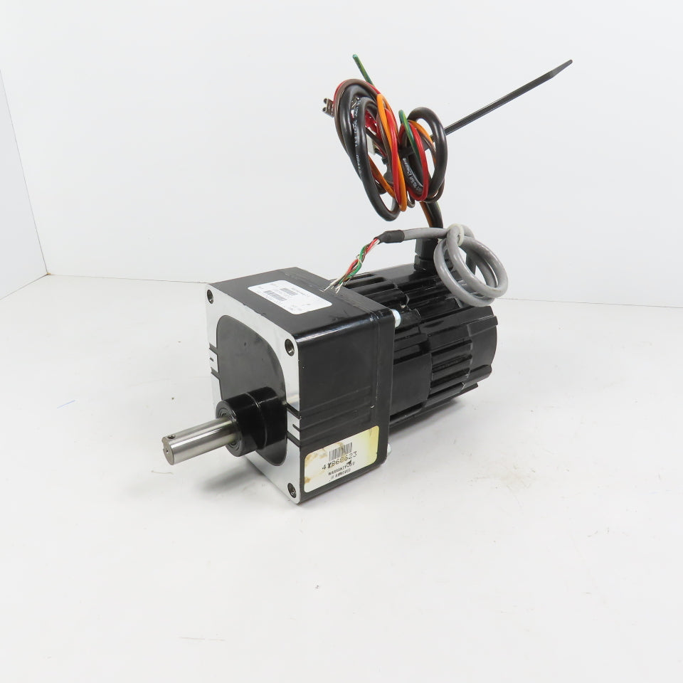 Bodine 34B3FEBL-W2 24VDC 1/5HP Gear Motor 20.4:1 Ratio 77 Lb-in 123RPM + Encoder