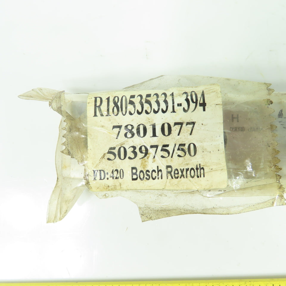 Bosch Rexroth 7801077 R180535331 Linear Ball Guide Rail 394mm OAL