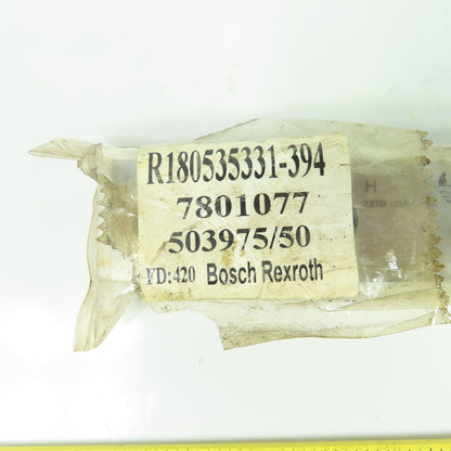 Bosch Rexroth 7801077 R180535331 Linear Ball Guide Rail 394mm OAL