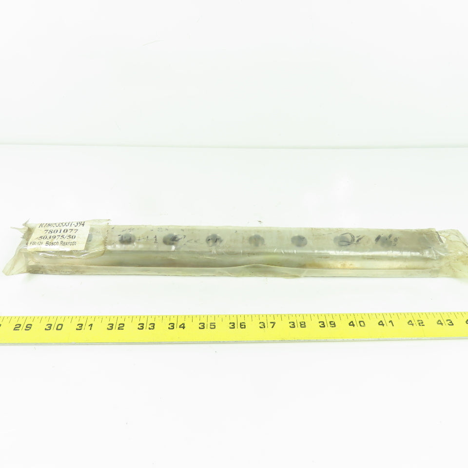 Bosch Rexroth 7801077 R180535331 Linear Ball Guide Rail 394mm OAL