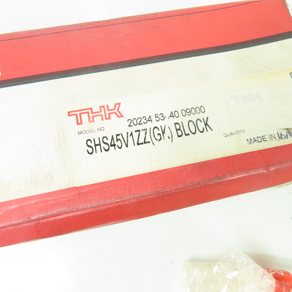 THK SHS45V1ZZ(GK) Linear Motion Caged Ball LM Guide Block NEW 140mm OAL