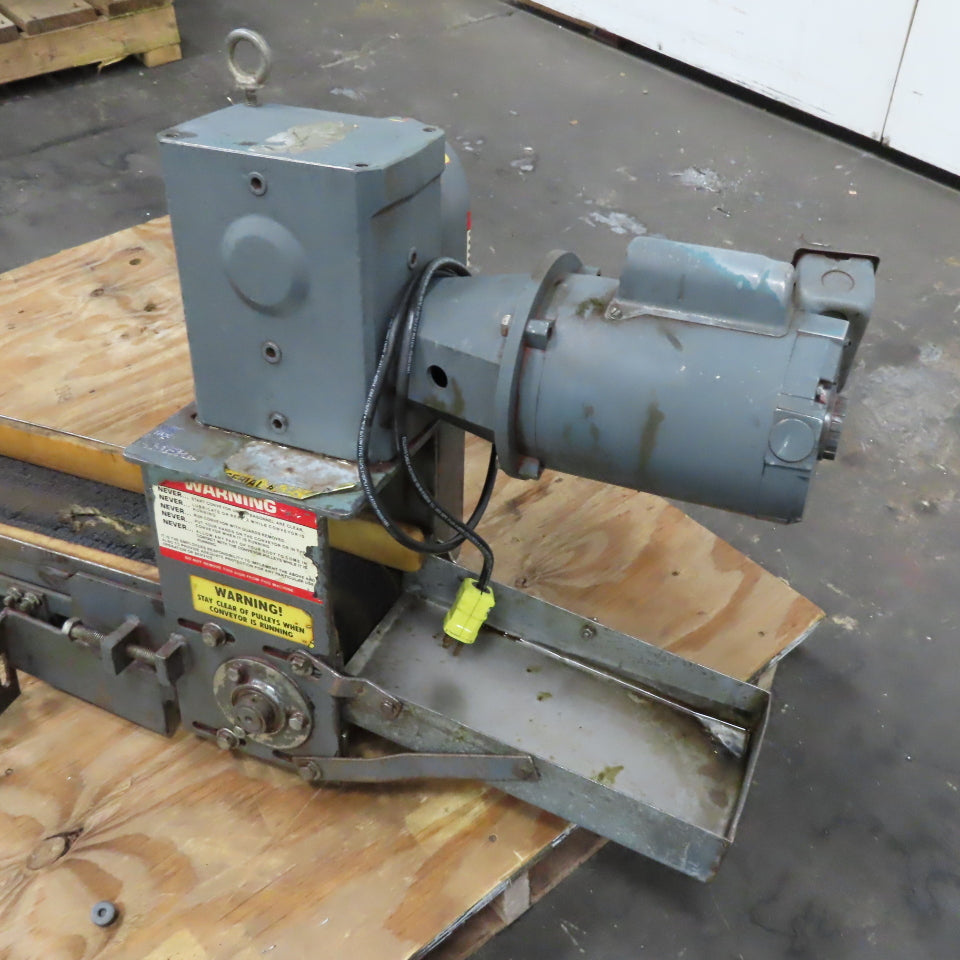 6" x 46" Slide Bed Conveyor 115/230V 1Ph 1/3Hp 9.5FPM