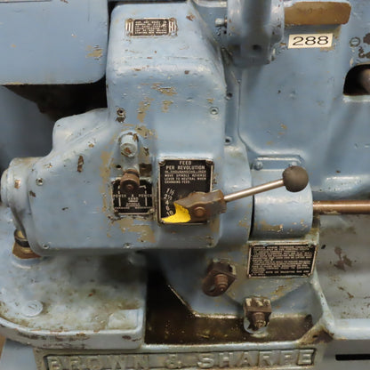 Brown & Sharpe No 2 12" Swing Screw Machine Lathe 14"BC 6 Tool Turret 208V 3Ph