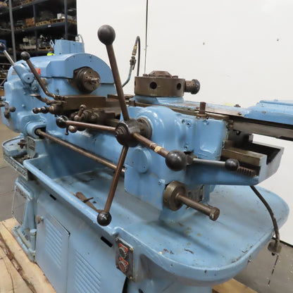 Brown & Sharpe No 2 12" Swing Screw Machine Lathe 14"BC 6 Tool Turret 208V 3Ph