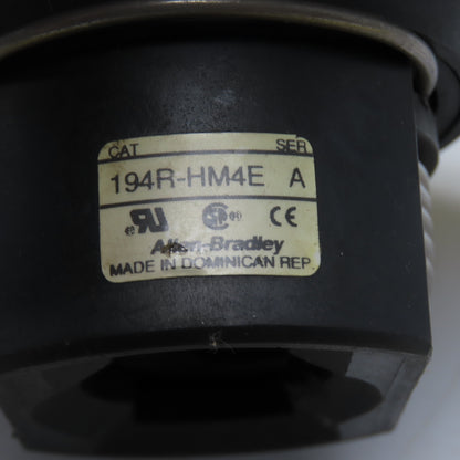 Allen-Bradley 194R-HM4E NEMA 3R 4 4X 12 Red Yellow Rotary Operating Handle