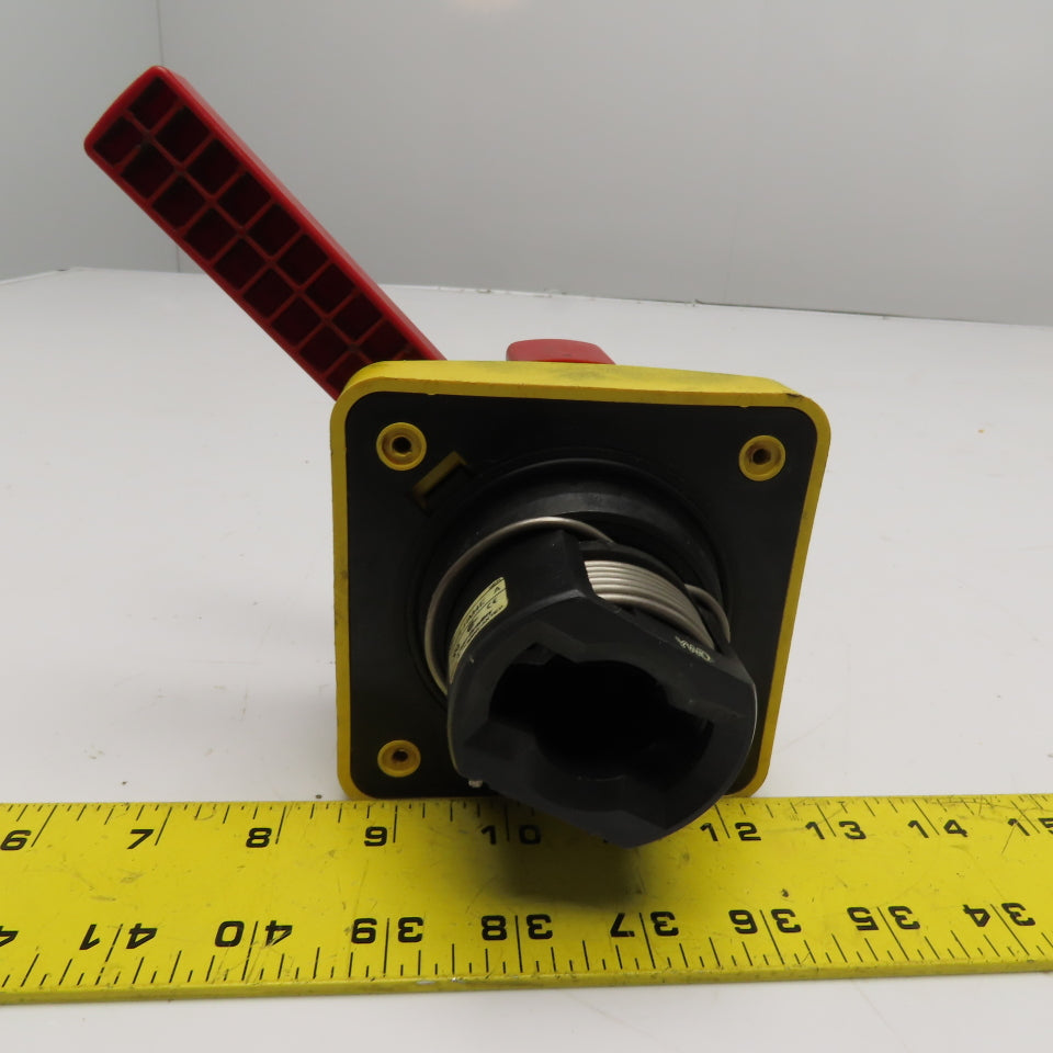 Allen-Bradley 194R-HM4E NEMA 3R 4 4X 12 Red Yellow Rotary Operating Handle