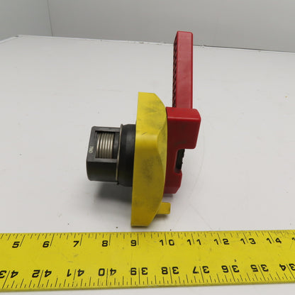 Allen-Bradley 194R-HM4E NEMA 3R 4 4X 12 Red Yellow Rotary Operating Handle
