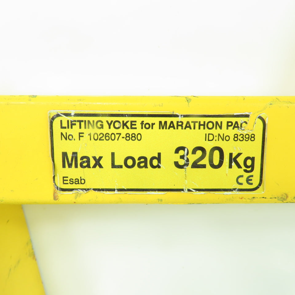 Esab ID:No 8398 102607-880 22" L Lifting Yoke for Marathon Pac 320kg Max Load