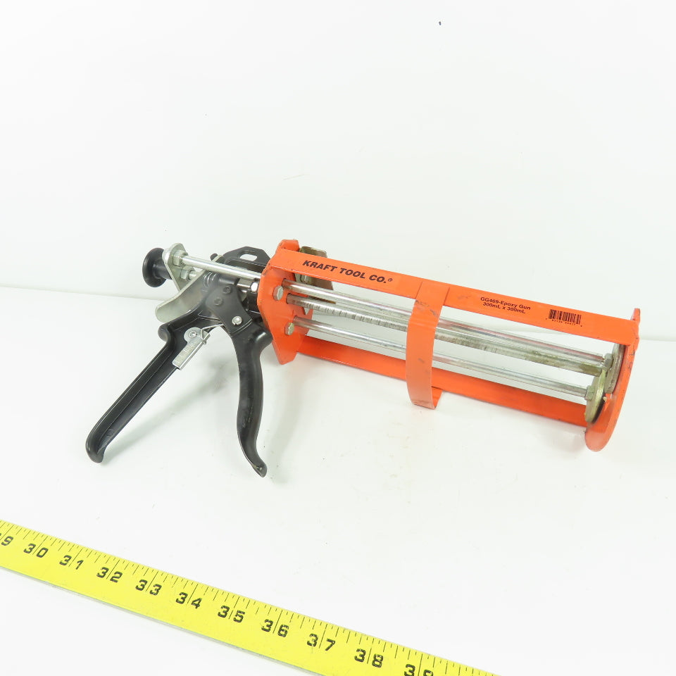 Kraft Tool Co. GG469 Dual Cartridge Manual Epoxy Gun 300mL x 300mL