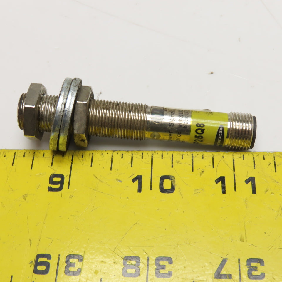 Banner 77191 M12PFF25Q8 12mm Barrel-Mount Photoelectric Sensor 10-30VDC