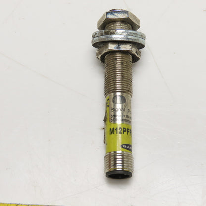 Banner 77191 M12PFF25Q8 12mm Barrel-Mount Photoelectric Sensor 10-30VDC