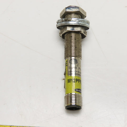 Banner 77191 M12PFF25Q8 12mm Barrel-Mount Photoelectric Sensor 10-30VDC