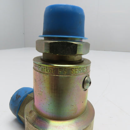 Parker PS Series 90° Hydraulic Swivel Joint 3/4" (-12) ORFS Male x 3/4" NPT