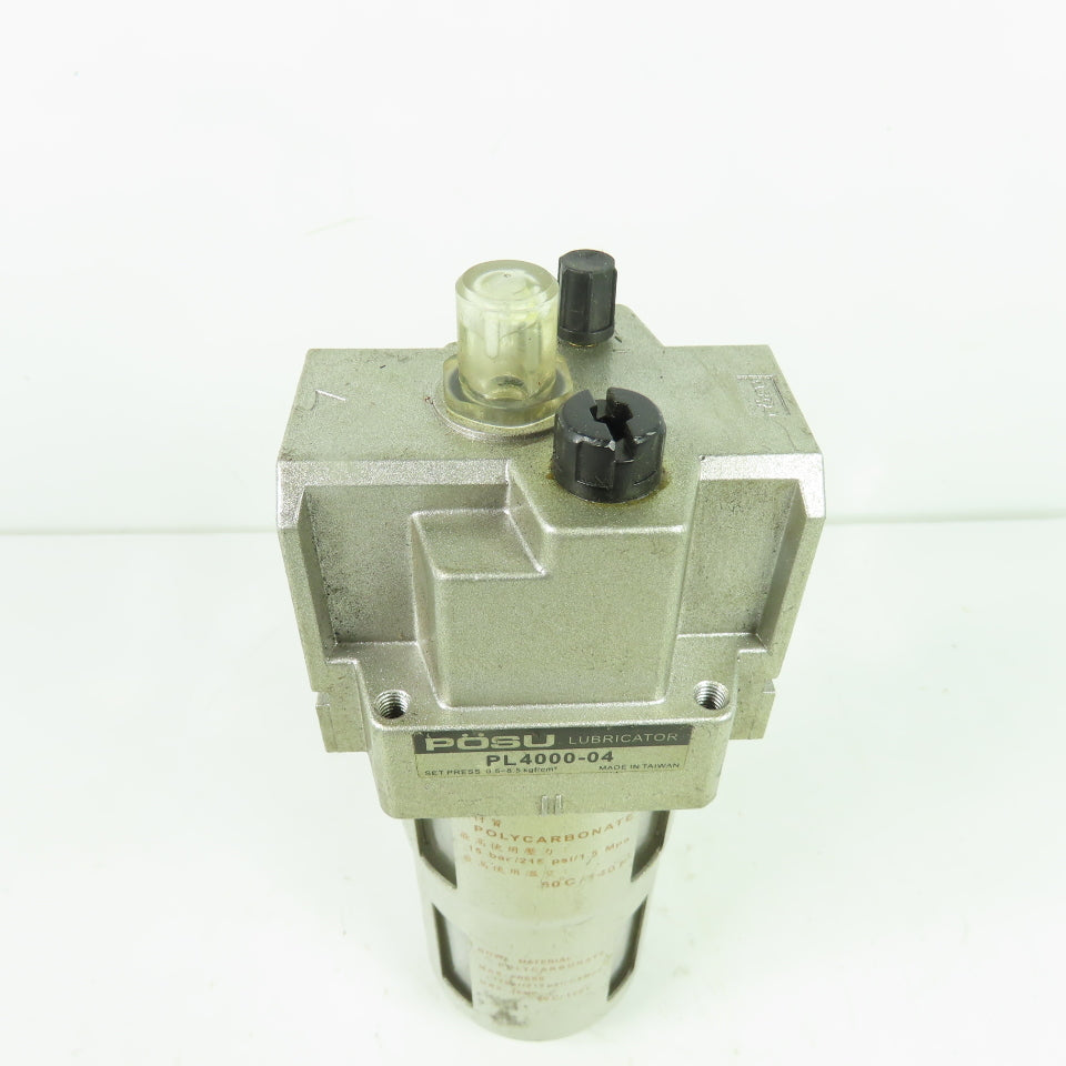 PÖSU PL4000-04 Pneumatic Air Line Lubricator 15 bar 215 psi 1/2" NPT