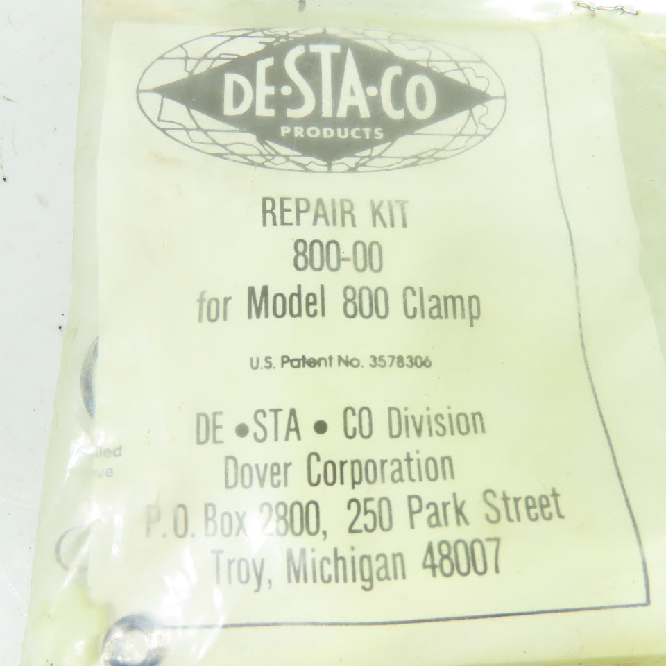 DE-STA-CO 800-00 Repair Kit for Model 800 Clamp