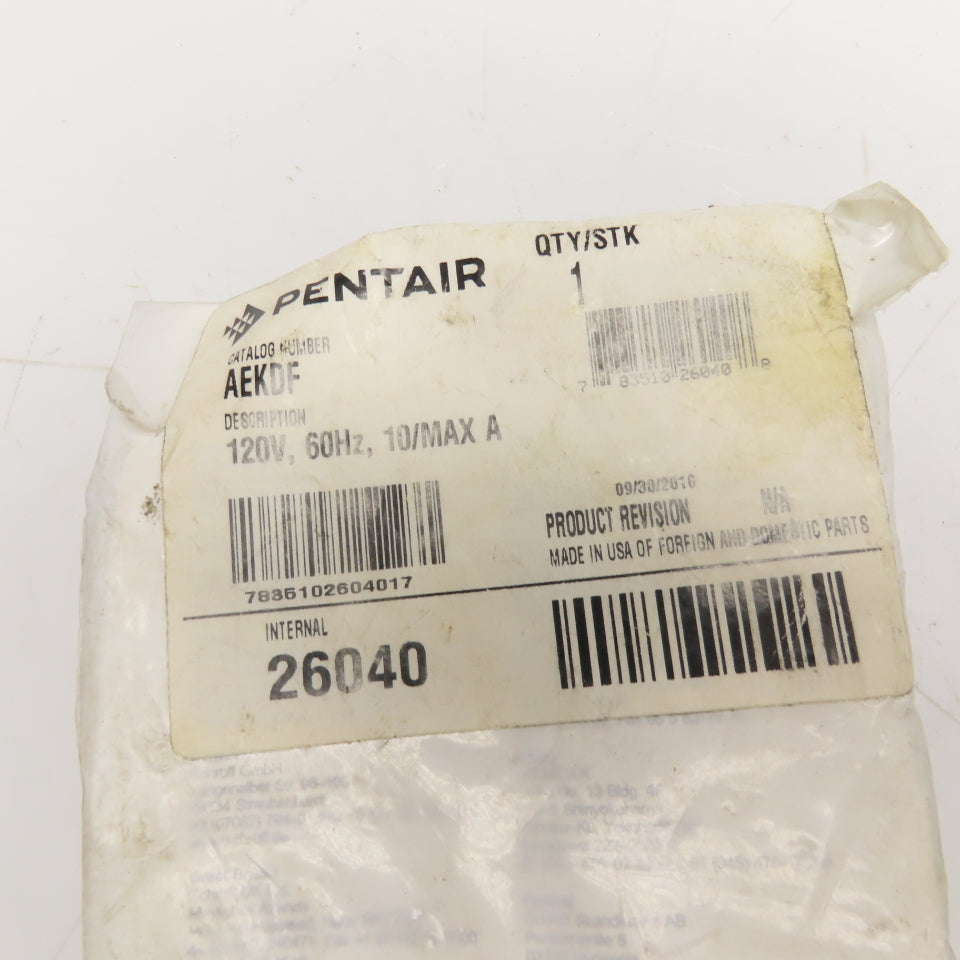 Pentair Hoffman AEKDF Electrical Interlock Defeater Kit 120V 10A 60Hz