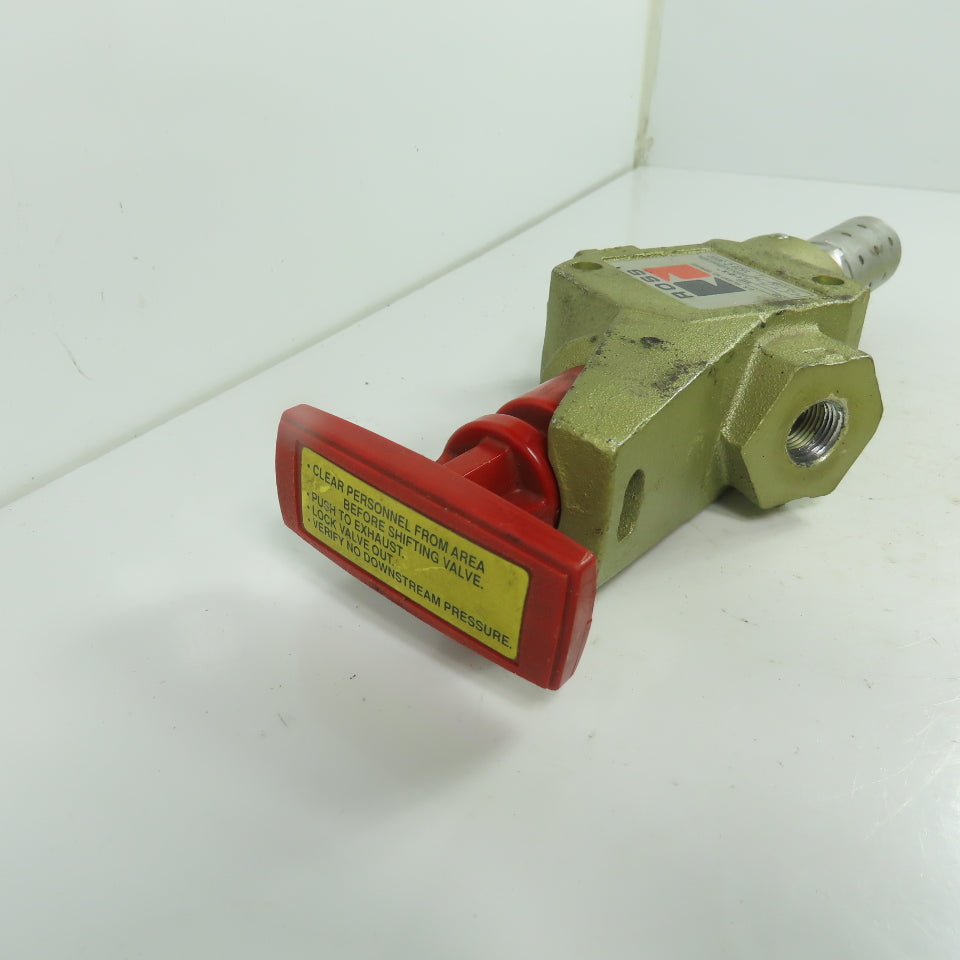 ROSS 1523C3002 L-O-X LockOut & Exhaust Pneumatic Valve 0-20 BAR 3/8" NPT