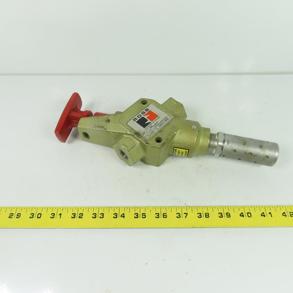 ROSS 1523C3002 L-O-X LockOut & Exhaust Pneumatic Valve 0-20 BAR 3/8" NPT