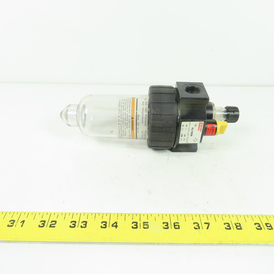 Schrader Bellows 16L21BESB Air Line Lubricator 150 psi Max 125 F Max 3/8" NPT