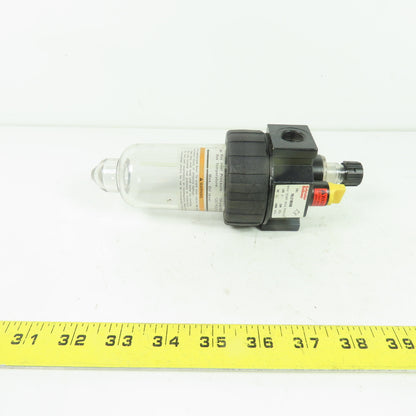 Schrader Bellows 16L21BESB Air Line Lubricator 150 psi Max 125 F Max 3/8" NPT