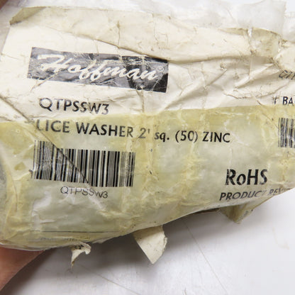Hoffman QTPSSW3 Zinc Square Splice Washers 2" 50-Pack