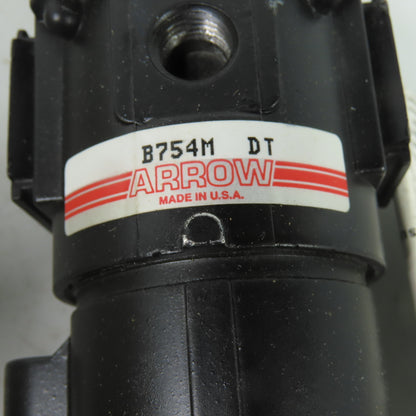 Arrow B754M DT Pneumatic Filter Regulator Auto Drain Metal Bowl 1/2" NPT NEW