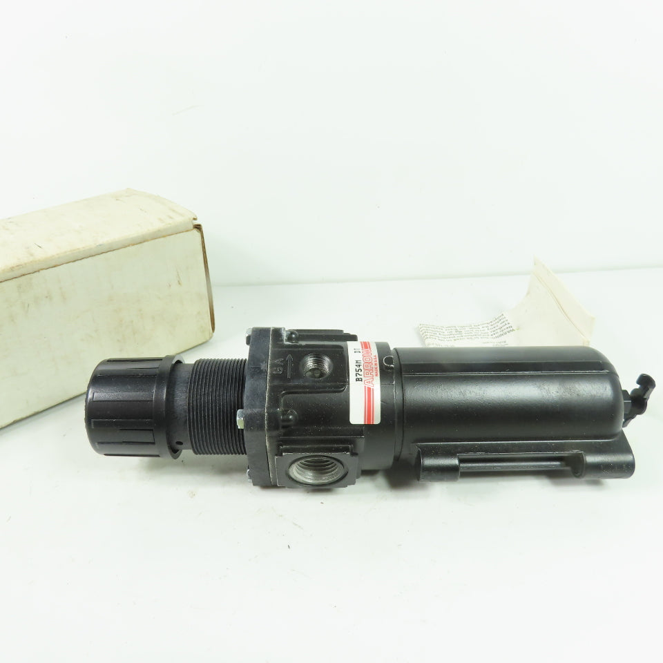 Arrow B754M DT Pneumatic Filter Regulator Auto Drain Metal Bowl 1/2" NPT NEW