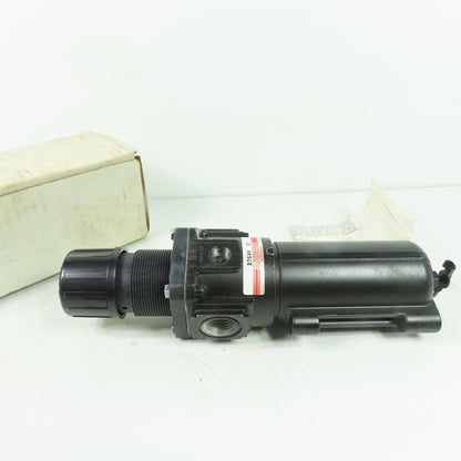Arrow B754M DT Pneumatic Filter Regulator Auto Drain Metal Bowl 1/2" NPT NEW
