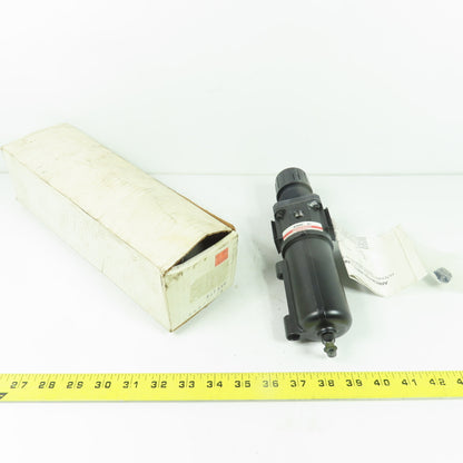 Arrow B754M DT Pneumatic Filter Regulator Auto Drain Metal Bowl 1/2" NPT NEW