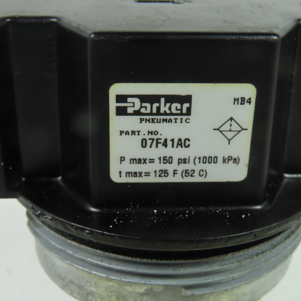 Parker 07F41AC Prep-Air II Particulate Air Filter 150 PSI 3/4" NPT