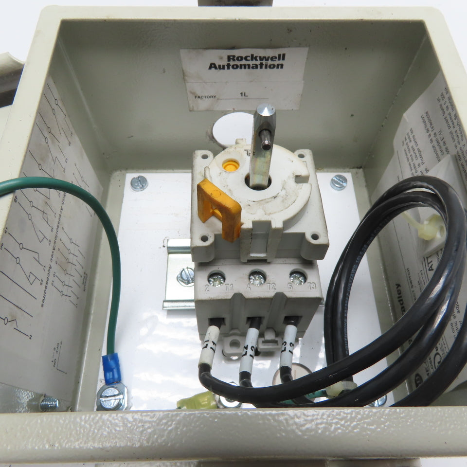 Allen-Bradley 194E-GA32E 32A Enclosed Motor Disconnect Switch 600V IP66