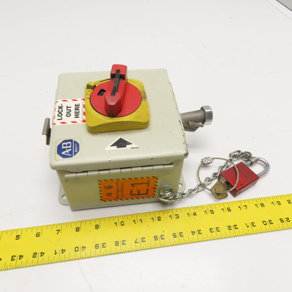 Allen-Bradley 194E-GA32E 32A Enclosed Motor Disconnect Switch 600V IP66